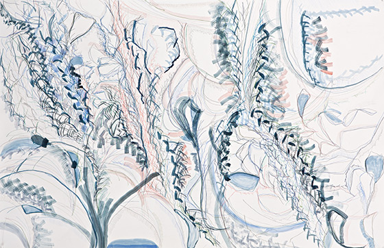 © 2025 Selena Beaudry. All rights reserved.  - Spring Rain #2, 45in  x 30in , 2018