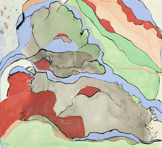 © 2025 Selena Beaudry. All rights reserved.  - Piled On, 15in  x 15in  — Water color, gouache, pencil on paper, 2006