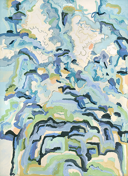 © 2025 Selena Beaudry. All rights reserved.  - Lyrical, 48in  x 60in  — Acrylic, gouache and oil on canvas, 2010