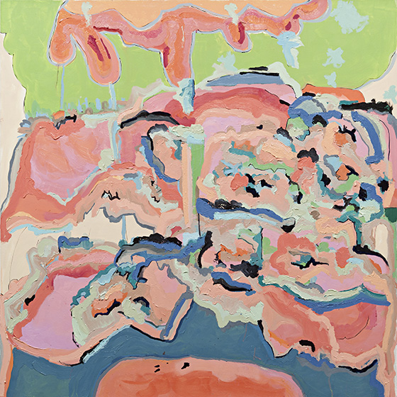 © 2025 Selena Beaudry. All rights reserved.  - Swollen, 60in  x 60in  — Oil on canvas, 2011
