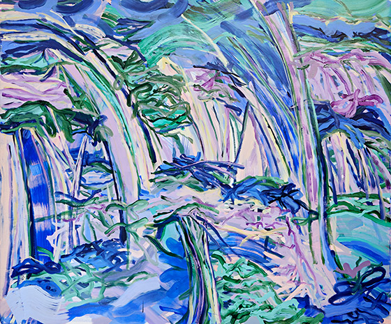 © 2025 Selena Beaudry. All rights reserved.  - She Saw Rainbows, 72in  W x 60in  H — acrylic on linen