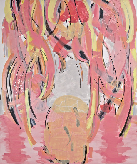 © 2025 Selena Beaudry. All rights reserved.  - Pink Haze, 72in  x 60in  — Acrylic on linen, 2015