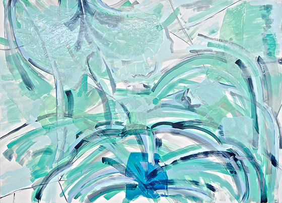 © 2025 Selena Beaudry. All rights reserved.  - Smog, 60in  x 84in  — Acrylic on linen, 2016