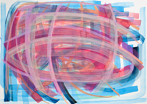 © 2025 Selena Beaudry. All rights reserved.  - Winds, 23in  x 31in  — Gouache on paper, 2015