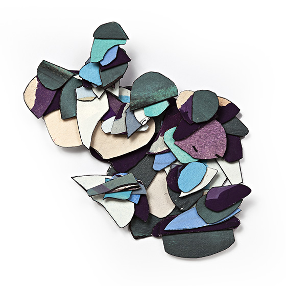 © 2025 Selena Beaudry. All rights reserved.  - She is still talking... #9, Dimensions variable — Cut Paper, gouache, watercolor, and acrylic, 2012