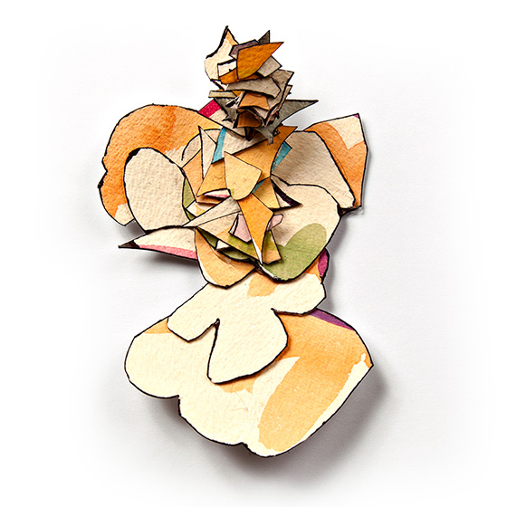 © 2025 Selena Beaudry. All rights reserved.  - Bloom, Dimensions variable — Cut Paper, gouache, watercolor, and acrylic, 2011