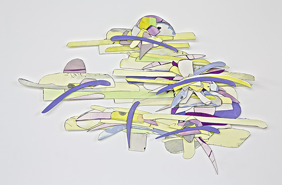 © 2025 Selena Beaudry. All rights reserved.  - bit of icing, 31in  x 31in  framed — cut paper, gouache, acrylic, pencil + marker, 2013