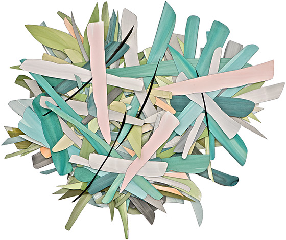 © 2025 Selena Beaudry. All rights reserved.  - Dags, Dimensions variable — Cut paper, Gouache, Acrylic and Marker, 2016