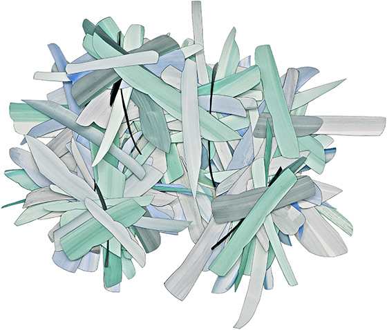 © 2025 Selena Beaudry. All rights reserved.  - Flapped, Dimensions variable — Cut paper, Gouache, Acrylic and Marker, 2016
